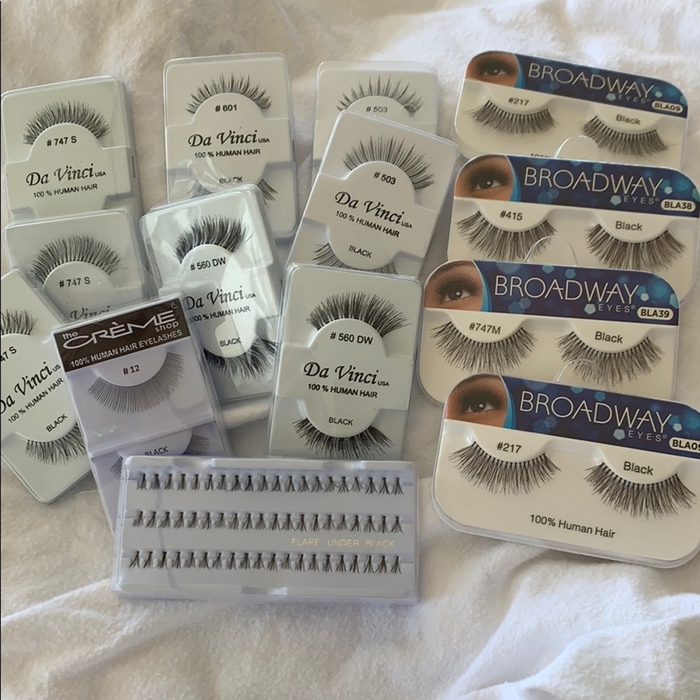 14 pack of assorted false lashes 🖤
